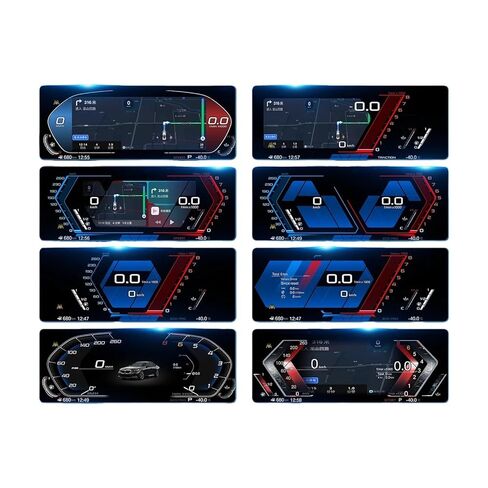 مجموعة LCD رقمية متوافقة مع BMW 3 Series E90 E91 E92 2005-2012 سنة لوحة عداد السرعة في قمرة القيادة لوحة القيادة in Saudi Arabia
