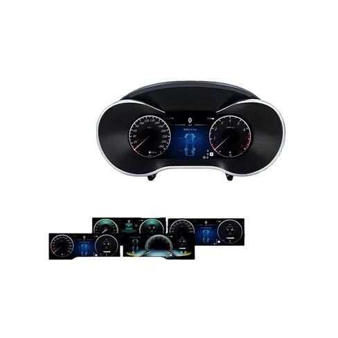 2025 LCD متوافق مع Mercedes Benz C/GLC W205/X253 2015-2018 NTG 5.0 لوحة القيادة الرقمية العنقودية لوحة عداد السرعة في قمرة القيادة (أداة التثبيت) in Saudi Arabia