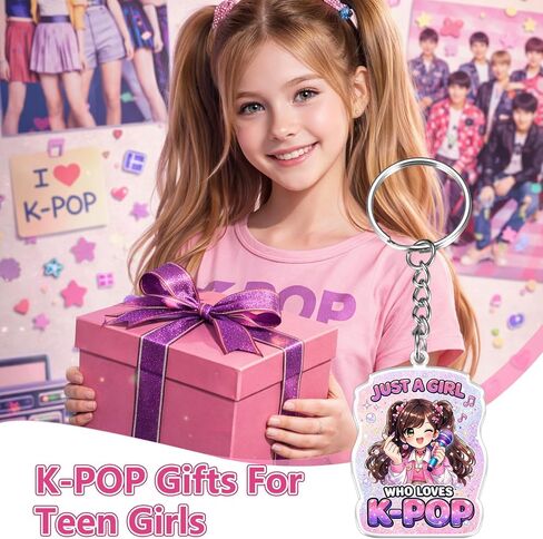 Kpop Keychain, Korean Drama Music Keychain for Girls, Birthday Gifts for Teen Girls, K-Pop Keychain for Daughter, Kpop Merch for K-Pop Lovers, Friendship Party Favors, Cute Accessories for Her in Saudi Arabia