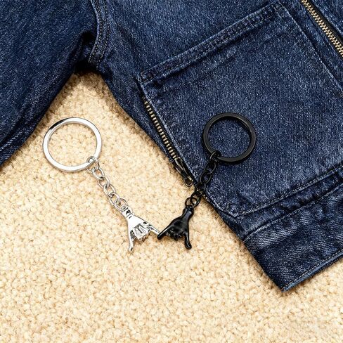 Pinky Promise Keychain مطابقة سلاسل المفاتيح للأزواج هدايا علاقات المسافات الطويلة له الذكرى السنوية لأعياد الميلاد وعيد الميلاد وعيد الحب لصديقها وصديقتها للأزواج in Saudi Arabia