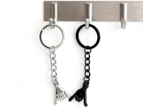Pinky Promise Keychain مطابقة سلاسل المفاتيح للأزواج هدايا علاقات المسافات الطويلة له الذكرى السنوية لأعياد الميلاد وعيد الميلاد وعيد الحب لصديقها وصديقتها للأزواج in Saudi Arabia