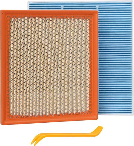 Engine Air Filter&Cabin Air Filter Combo Pack-Compatible with Jeep Grand Cherokee 3.6L 5.7L 6.4L 2011-2021/Dodge Durango3.6L 5.7L 2011-2025,Durango 6.4L 2018-2024-CF11183&CA10755 in Kuwait