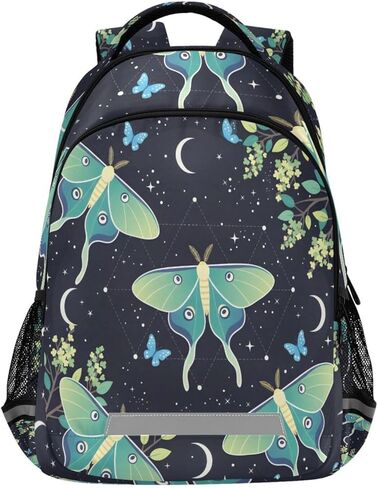 ALAZA Cute Kitty Cat With Butterfly Backpacks Travel Laptop Daypack School Book Bag for Men Women in Kuwait