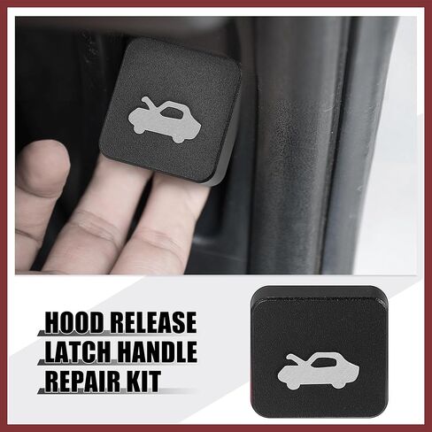 Hood Latch Release Handle Repair Kit for Honda Civic 1996-2011 for Honda CR-V 1997-2006 for Honda Element 2003-2011 Aluminum Alloy Black Replace Parts in Saudi Arabia