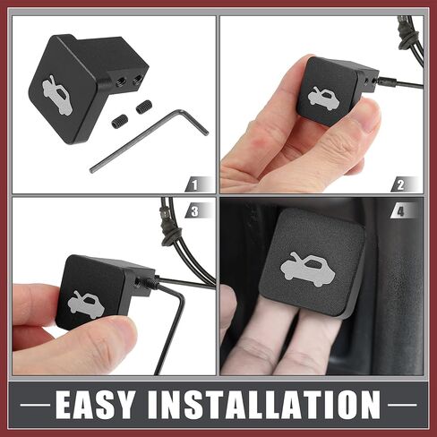 Hood Latch Release Handle Repair Kit for Honda Civic 1996-2011 for Honda CR-V 1997-2006 for Honda Element 2003-2011 Aluminum Alloy Black Replace Parts in Saudi Arabia