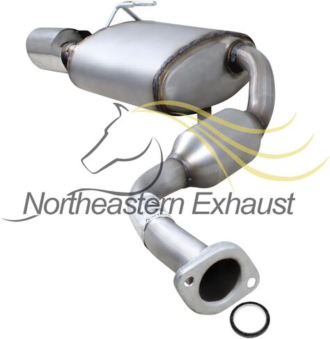 Exhaust Muffler Compatible with Nissan Maxima 2009-2014 & 2016-2019 3.5L | Stainless Steel | Northeastern Exhaust | Includes Gasket | Direct-Fit Replacement in Saudi Arabia