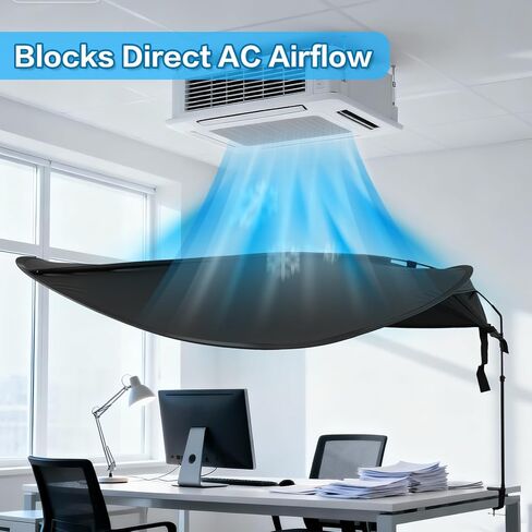 حجرة مكتب وظل مكتب قابلان للتعديل مقاس 62 بوصة، ظل حجيرة، ملحقات حجرة مكتب العمل قابلة للتعديل، مظلة خصوصية بلاستيكية قابلة للطي، كتل خفيفة، تقليل الوهج، أسود in Kuwait