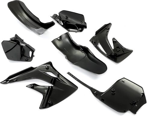Plastic Kit Compatible with 2003-2007 Honda CR85R/CR85RB Expert, Black Body Fairing Set Front/Rear Fender Side Panels in Saudi Arabia