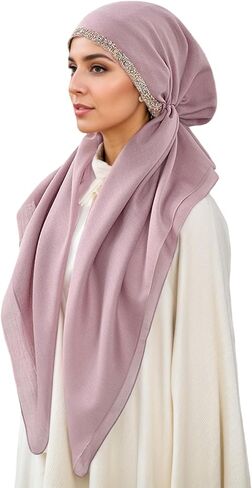 Hijab Scarf for Women, Muslim Head Scarf for Women, Instant Hijab, Muslim Wraps, Lightweight Stretchy Hijabs in Saudi Arabia