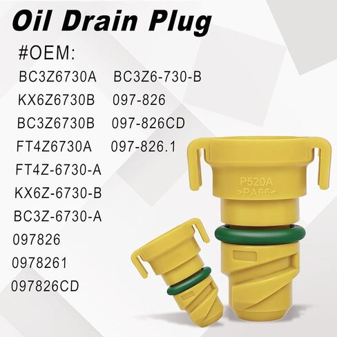 5 Pack Oil Drain Plug, Plastic Engine Ford BC3Z6730A F150 Oil Drain Plug for Ford 150 2017-2022 Explorer, Mustang, Expedition, Edge, GT350, GT350R, Lincoln MKZ KX6Z-6730-B in Saudi Arabia