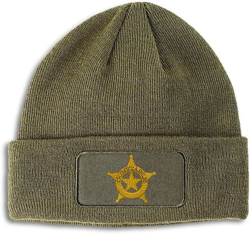 Patch Beanie Constable Police B Embroidery Skull Cap Hats for Men & Women Acrylic Winter Hats One Size in Saudi Arabia