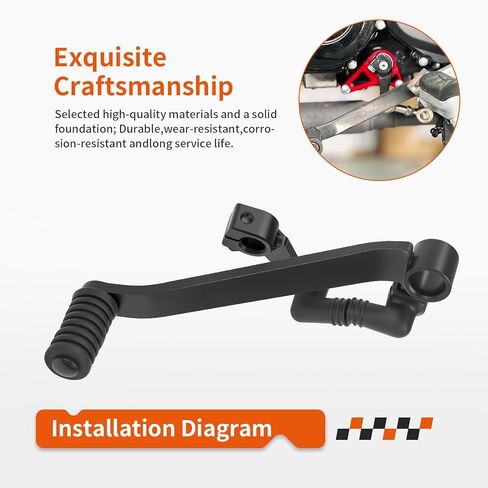 Gear Shift Lever Pedal Assembly for Honda Grom 125 ABS 2014-2024 24700-K26-900 24700-K26-B00 in Saudi Arabia
