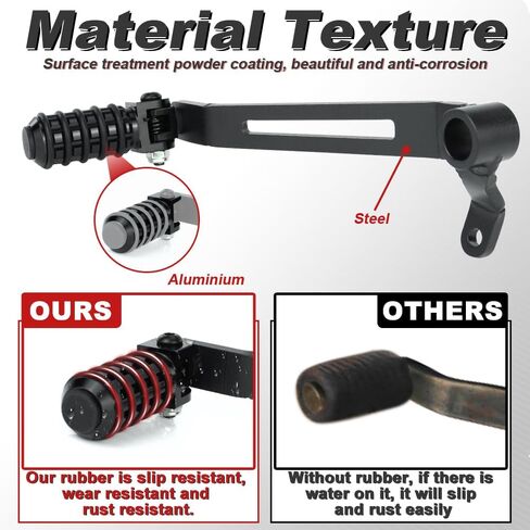 Xitomer مناسب لرافعة ناقل الحركة GROM المتوافقة مع Grom 125 MSX125 2014-2026، Grom 125 MSX125 ABS 2022-2026، Grom 125 MSX125 SP 2024-2025 رافعة تروس الدراجات النارية in Kuwait