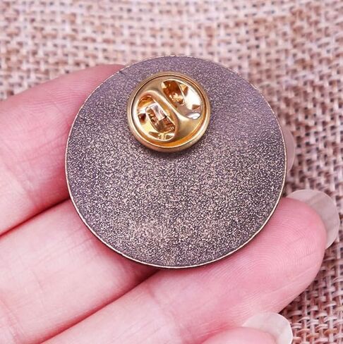Goetia Amon Sigil Amon Nahum Demon Demonology Symbol Marquis Hell 1.2" Enamel Pin Badge in Saudi Arabia