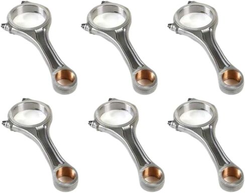 6 PCS Connecting Rods Compatible with 2007-2016 A4 A5 A6 Q7 3.0 TDI Engines - Part Numbers 059198401F 95510397510 059105401AE in Saudi Arabia
