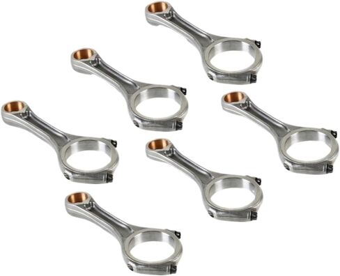 6 PCS Connecting Rods Compatible with 2007-2016 A4 A5 A6 Q7 3.0 TDI Engines - Part Numbers 059198401F 95510397510 059105401AE in Saudi Arabia