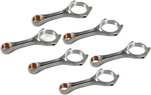 6 PCS Connecting Rods Compatible with 2007-2016 A4 A5 A6 Q7 3.0 TDI Engines - Part Numbers 059198401F 95510397510 059105401AE in Saudi Arabia