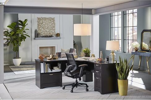 Realspace® Magellan Performance 71" W L-Shaped Corner Desk, Espresso in Kuwait