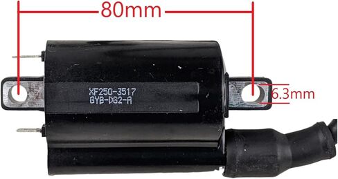 RedCap Ignition Coil Compatible with Tank 200 Yamaha Route 66 Virago XV250 V-Star 250 V-Twin Linhai 300cc Baja 260cc 300cc LIFAN LF250 LF200 Roketa Vado MC-18 Motor Kawasaki Lakota KEF 300 ATV Scooter in Saudi Arabia