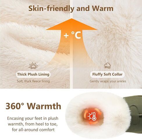 Women’s Fuzzy Platform Slippers Cozy Suede Mini Boots with Plush Fleece Lining Lightweight Anti-Slip Boot Soft Warm Winter House Shoes for Indoor Outdoor in Saudi Arabia