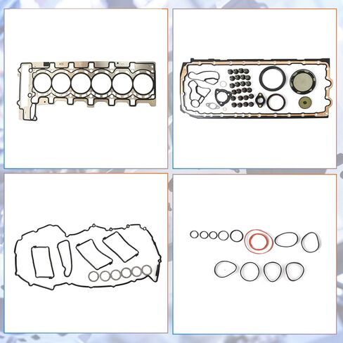 N55 محرك الاسطوانة مجموعة حشية الرأس يناسب BMW E90 E91 F32 F33 F10 F11 F06 F12 E70 F15 135i 335i 535i 640i 740i X1 X3 X4 X5 X6 3.0L Turbo N55B30 N55B30A المحرك OE 11117587168 11127587804 in Saudi Arabia