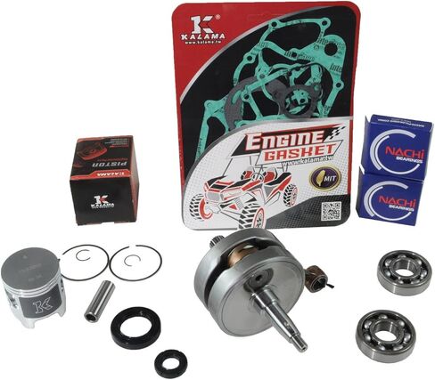 كالاما إعادة بناء محرك عدة لهوندا CR250R 1997 1998 1999 2000 2001 العمود المرفقي مكبس المحرك طوقا تحمل الرئيسي مانع تسرب الزيت in Kuwait