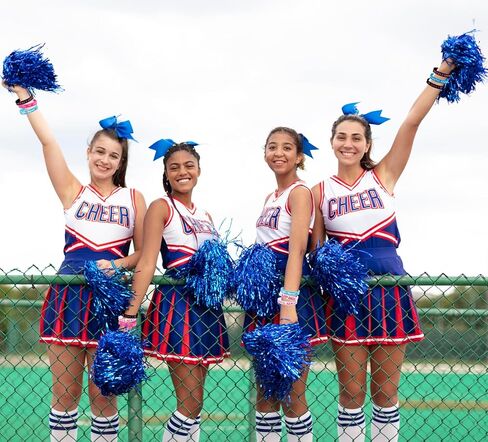 74pcs Cheerleader Gifts Bulk for Team – Cheer Bracelets for Party Favors, Girls Accessories, Goodie Bag Stuffers, Cheerleading Supplies in Saudi Arabia