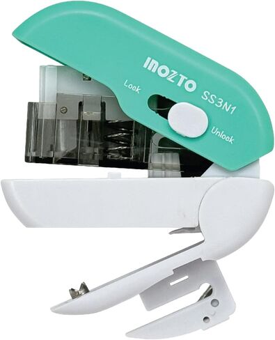 3-in-1 Multifunctional Staple-Free Stapler, Hole Punch & Letter Opener – Revolutionize Your Office Stapling in Kuwait