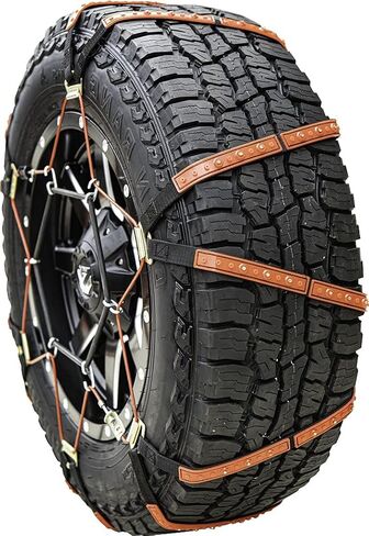 TireChain.com P225/60R17 سلاسل إطارات الثلج Alpha Trax/وسادات الجر المضمنة بمسامير من سبائك الصلب، بسعر لكل زوج. in Kuwait
