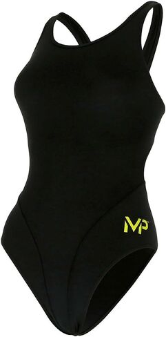 Michael Phelps Solid Mid Back Swimsuit Black in Saudi Arabia