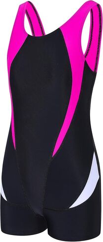 J.E Sterguard Athletic Girls' One Piece Swimsuits Girls Bathing Suits Pro for Practice Black Girl Swimsuit Size 6-16 1880-HP in Kuwait