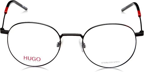 Hugo Boss frame (HG-1122 BLX) Metal Matt Black - Red in Saudi Arabia