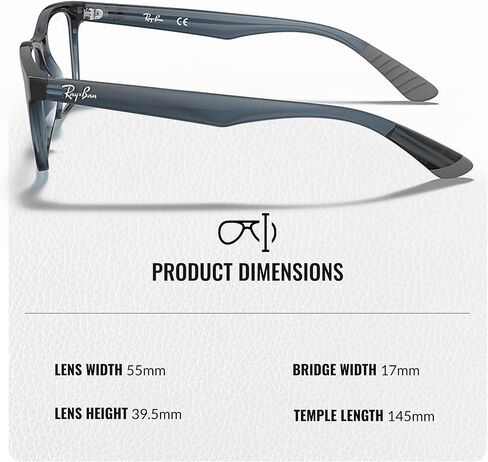نظارة Ray-Ban RB7025 مربعة الشكل محقونة مع مجموعة النظارات الرسمية in Saudi Arabia