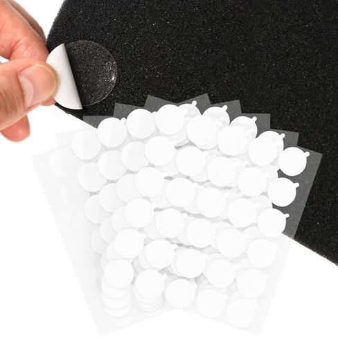 150 حزمة نقاط لاصقة بيضاء على الوجهين لألواح الرغوة الصوتية، أشرطة تثبيت قابلة للإزالة، نقاط لاصقة قوية عازلة للصوت، معجون شفاف، ملصق شفاف شديد التحمل in Kuwait