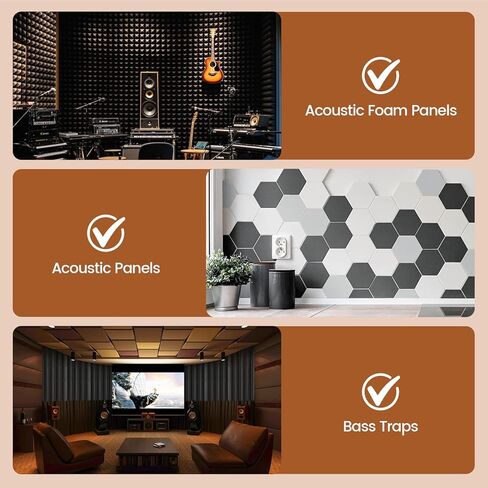 150 حزمة نقاط لاصقة بيضاء على الوجهين لألواح الرغوة الصوتية، أشرطة تثبيت قابلة للإزالة، نقاط لاصقة قوية عازلة للصوت، معجون شفاف، ملصق شفاف شديد التحمل in Kuwait