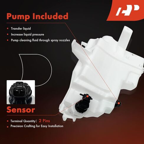 A-Premium Windshield Washer Reservoir Compatible with Select Toyota Models - RAV4 2013-2018, with (Washer Pump/Cap/Filler Neck/Fluid Level Sensor/Hose) in Saudi Arabia