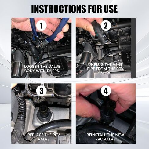 PCV Exhaust Control Valve, PCV Valve Replacement, Positive Crankcase Ventilation Valve, Car One-way Control Motor for Hyundai Elantra Sonata JAC, Replace OEM#26740-2G000 045-0404 (1PCS) in Saudi Arabia