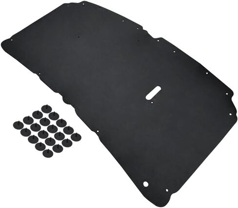 وسادة عزل تحت غطاء المحرك مع 20 مشبكًا تناسب سيارة Ford F250 F350 F450 Excursion 2000-2007، لسيارة Ford Super Duty 1999-2007 in Kuwait