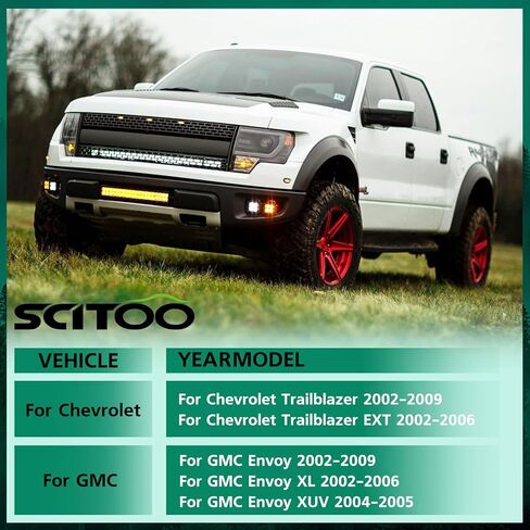 مجموعات رفع التسوية الأمامية / الخلفية 3 بوصات من SCITOO متوافقة مع GMC Envoy 2002-2009، Envoy XL 2002-2006، Envoy XUV 2004-2005، لشفروليه تريل بليزر 2002-2009 in Saudi Arabia
