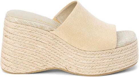 Coconuts by Matisse Womens Sorrento Espadrille Casual Sandals Casual Mid Heel 2-3" - Beige in Saudi Arabia