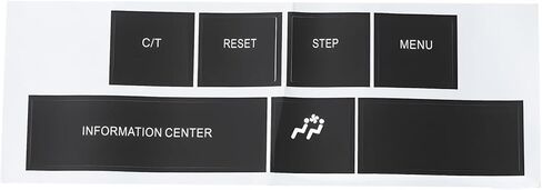 1Set Dash Button Repair Decal Compatible with Chrysler Compatible with Jeep Cherokee Commander 05-09 in Saudi Arabia