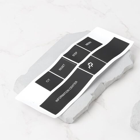 1Set Dash Button Repair Decal Compatible with Chrysler Compatible with Jeep Cherokee Commander 05-09 in Saudi Arabia