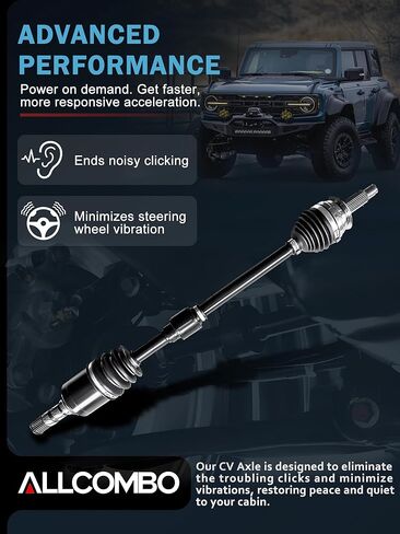 ALLCOMBO Front Left or Right CV Axle for 2014 Subaru Forester, 2010 2011 2012 2013 2014 Legacy Outback Replacement Shaft Assembly, SB-8079 in Saudi Arabia