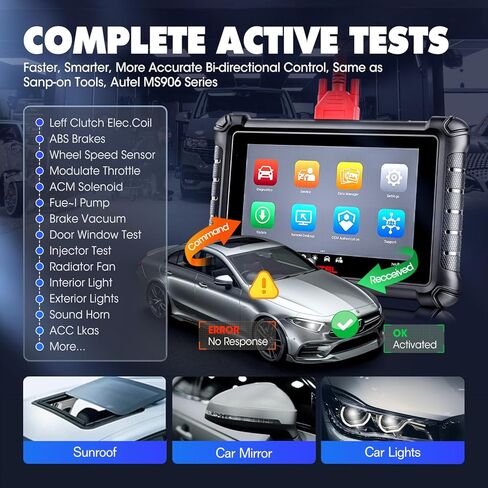 Autel MaxiCheck MX900: Same as MK900, 2024 Bidirectional Scan Tool, 3000+ Active Test, Up of MK808BT MK808S MX808S MS906, 40+ Reset, CAN-FD/DoIP, Scan VIN/License in Kuwait