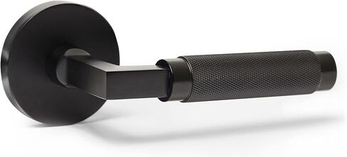 Explore Hardware London Solid Brass Single Dummy Door Lever – Matte Black Non-Turning Decorative Handle in Saudi Arabia