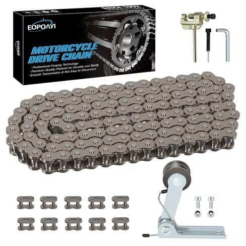 25H Drive Chain 126 Links & Chain Tensioner Replacement for Razor MX350 MX400 SX350 ZR350 Dirt Rocket Bike RSF350 Electric Sport Bike Heavy Duty Parts with Chain Breaker in Saudi Arabia