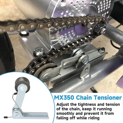 25H Drive Chain 126 Links & Chain Tensioner Replacement for Razor MX350 MX400 SX350 ZR350 Dirt Rocket Bike RSF350 Electric Sport Bike Heavy Duty Parts with Chain Breaker in Saudi Arabia
