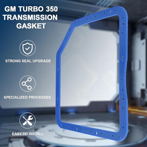 حشية وعاء زيت ناقل الحركة 93102 لـ GM Turbo 350 المتوافقة مع Moroso، زيت سميك 3/16 بوصة - مطاط مع طبقة فولاذية، يحقق أداء إغلاق فائق in Kuwait