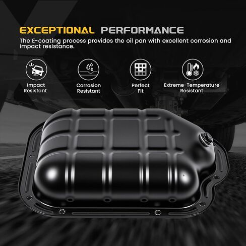 وعاء زيت المحرك السفلي مع قابس تصريف وحشية متوافق مع نيسان ألتيما 2002-2006، ماكسيما 2000-2008، مورانو 2003-2007، كويست 2004-2009 وإنفينيتي I30 2000-2001، I35 2002-2004،3.0/3.5L 264-505 in Kuwait