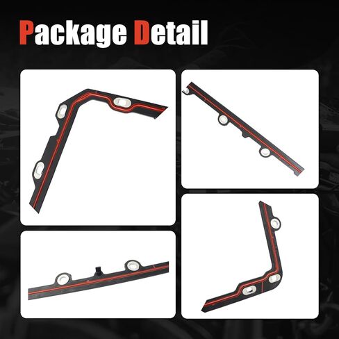 حشية وعاء الزيت من AUCERAMIC OS30725R مناسبة لـ 92-16 Ford Crown E-150 E-250 E-350 E-450 Excursion F-150 F-250 F-350 Mustang Thunderbird Lincoln Navigator Continental Mark Town 4.5L 5.4L in Kuwait